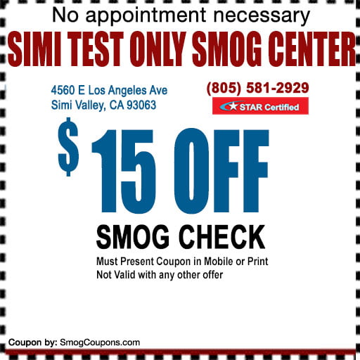 Smog Check Coupon